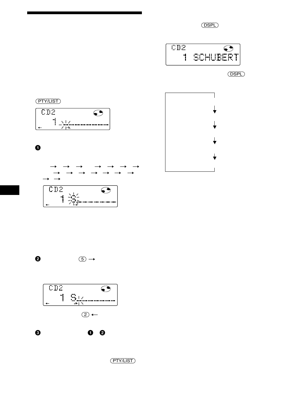 Identificação de cd, Visualização da lista de titulos | Sony CDX-C880R User Manual | Page 120 / 178