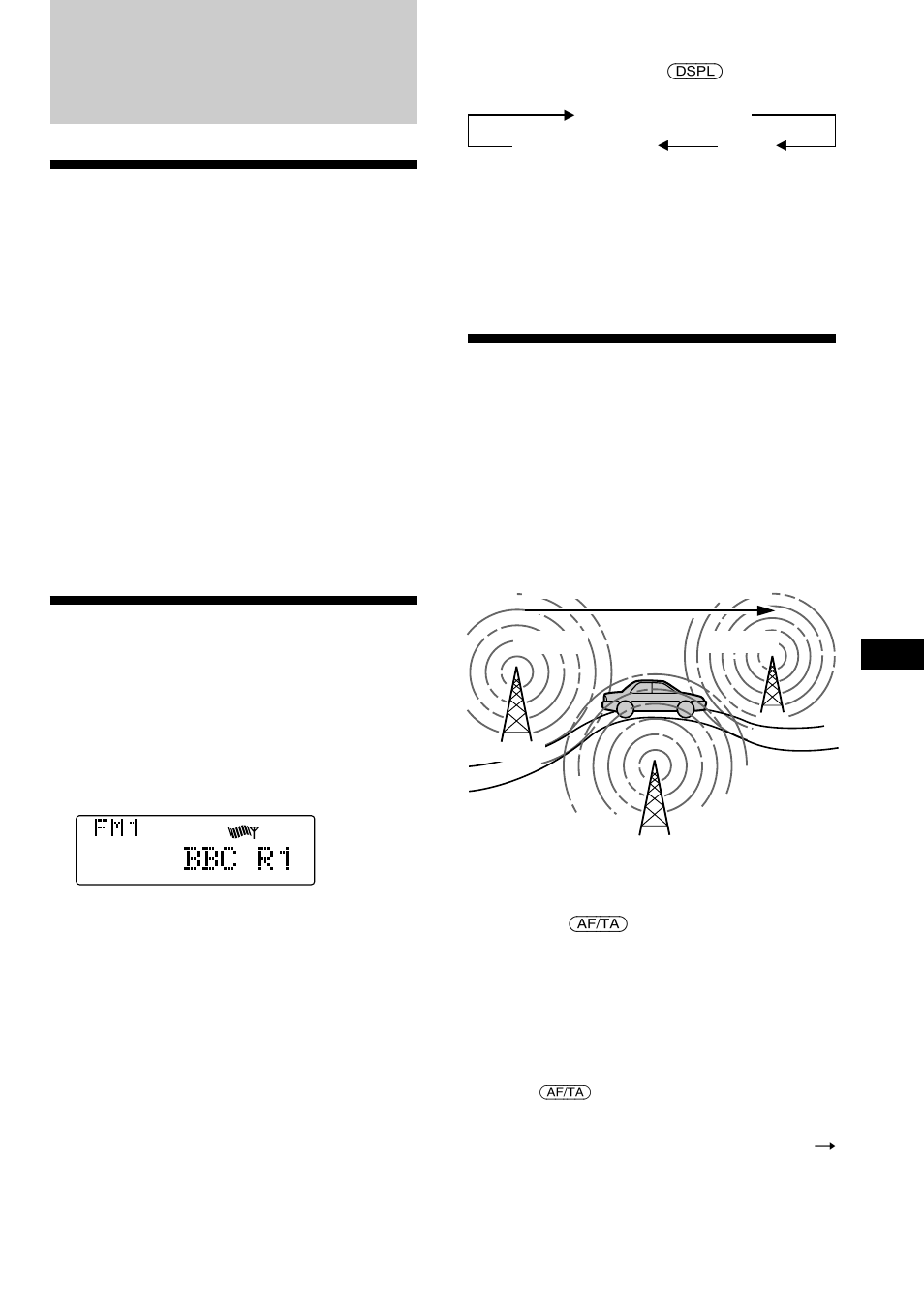 Översikt av rds-funktionen, Visa kanalnamnet, Alternativa frekvenser (af) | Översikt av rds- funktionen, Ställa in samma program automatiskt | Sony CDX-C880R User Manual | Page 147 / 178