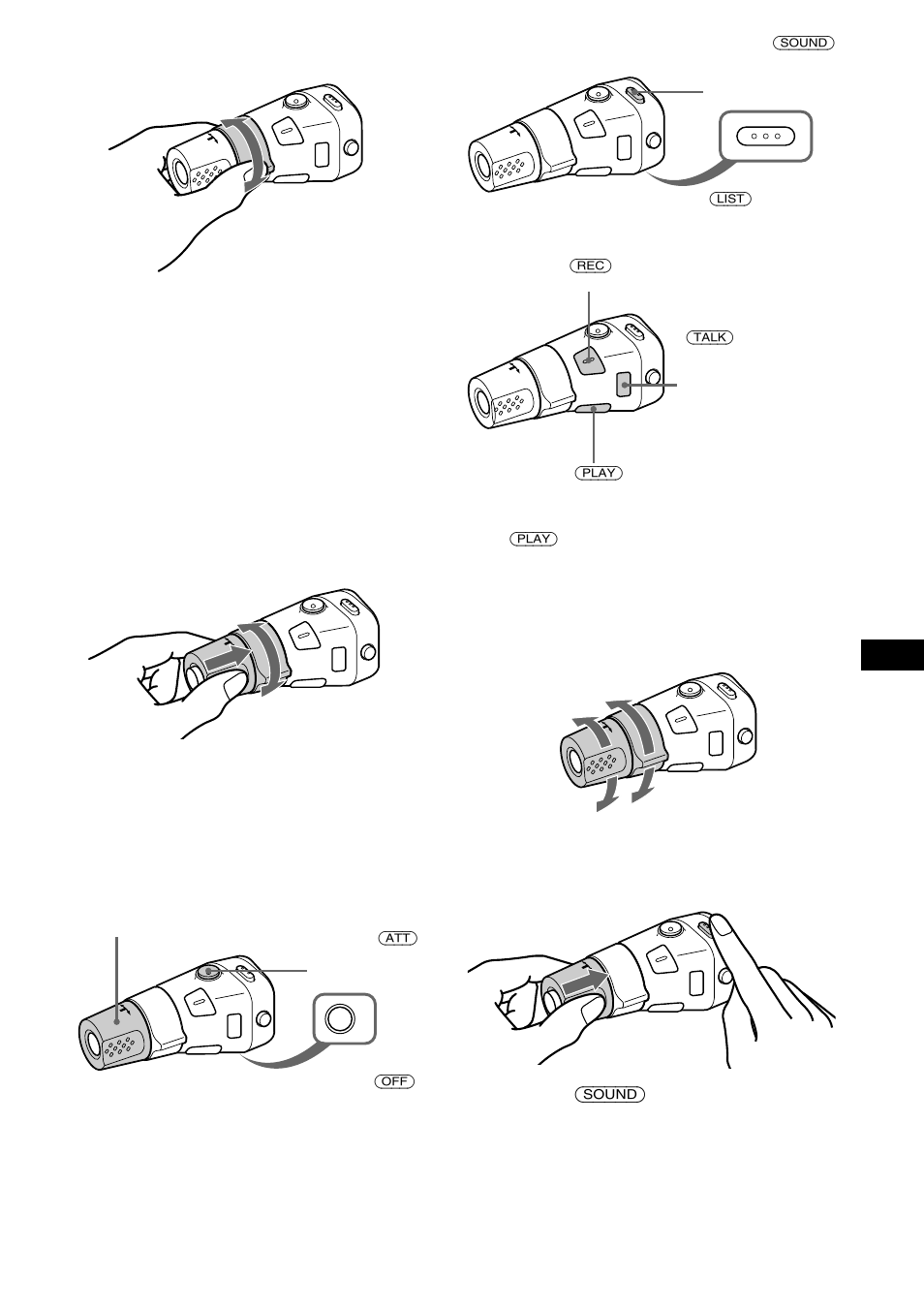 Spela början av alla spår — snabbsökning | Sony CDX-C880R User Manual | Page 157 / 178