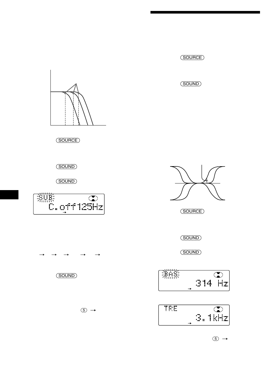 Justera volymen på basen och diskanten | Sony CDX-C880R User Manual | Page 170 / 178