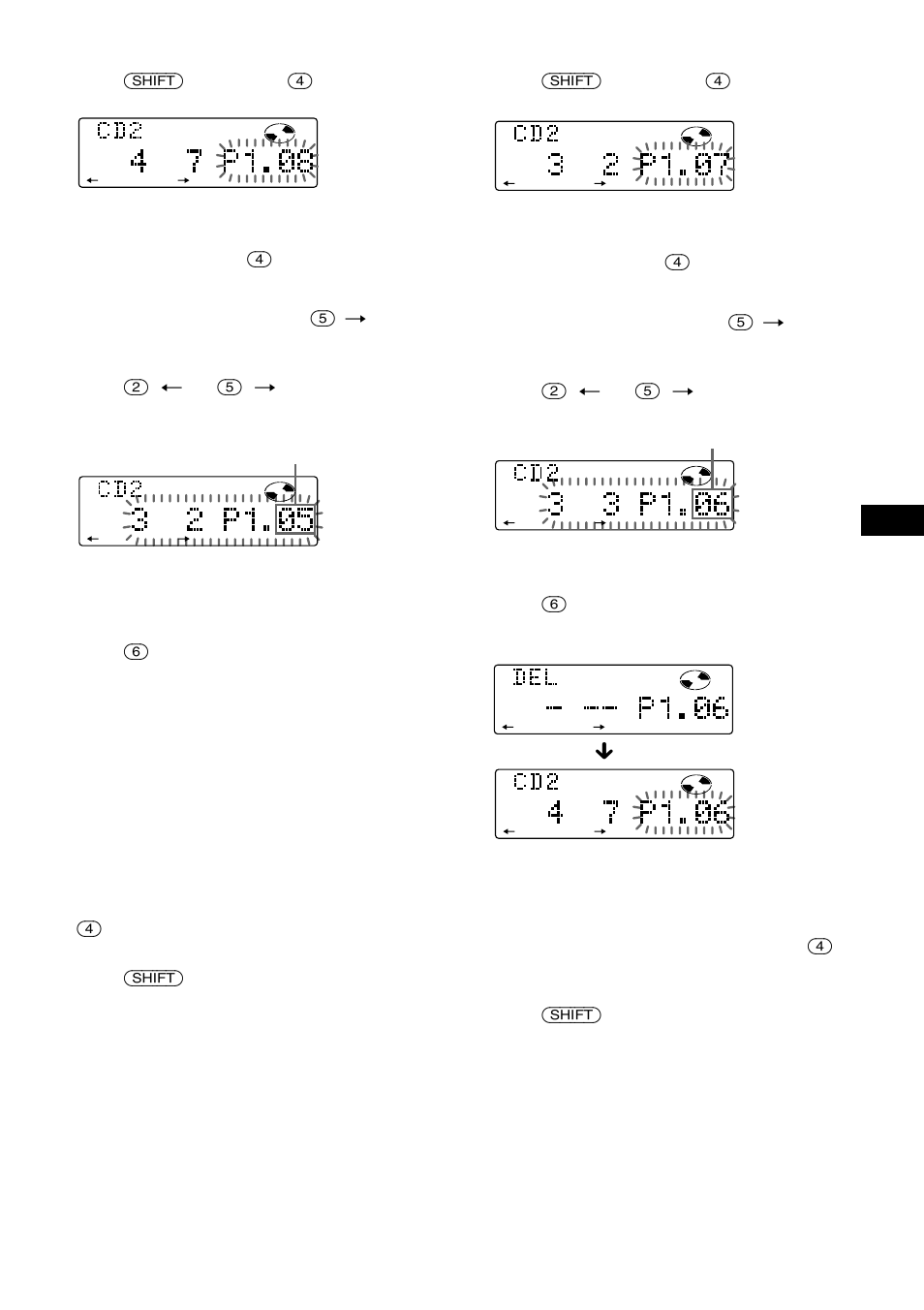 En erasing tracks in a programme, Adding tracks to a programme | Sony CDX-C880R User Manual | Page 31 / 178