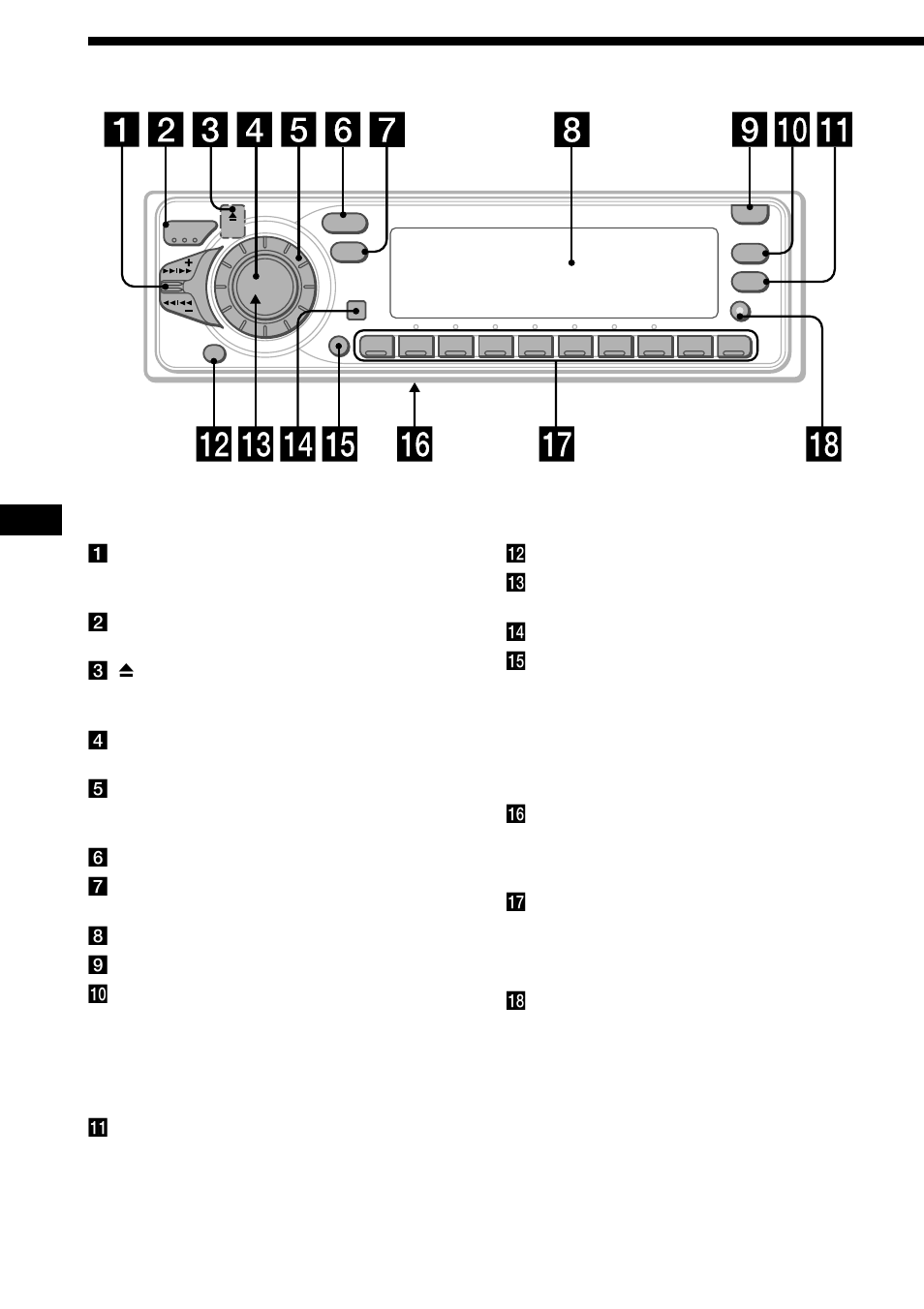 Location of controls | Sony CDX-C880R User Manual | Page 4 / 178