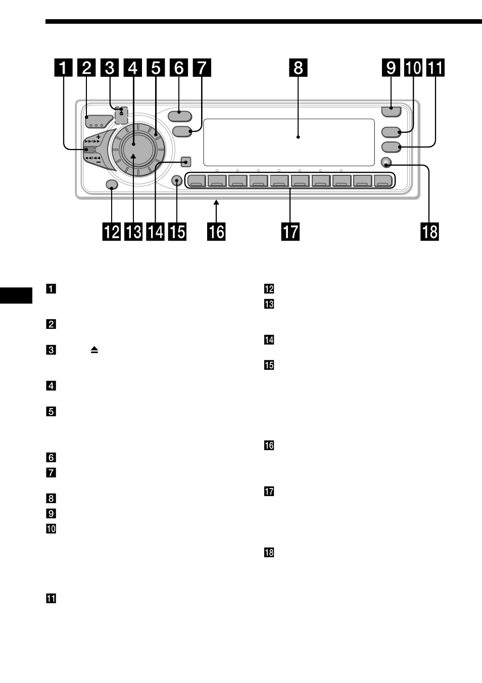 Localización de los controles | Sony CDX-C880R User Manual | Page 48 / 178