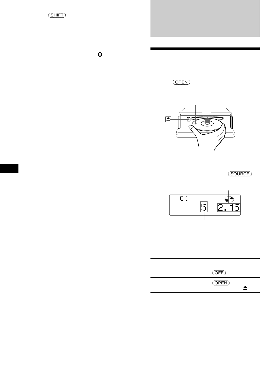 Reproductor de discos compactos, Reproducción de discos compactos, Reproducción de discos compactos 1 | Sony CDX-C880R User Manual | Page 52 / 178