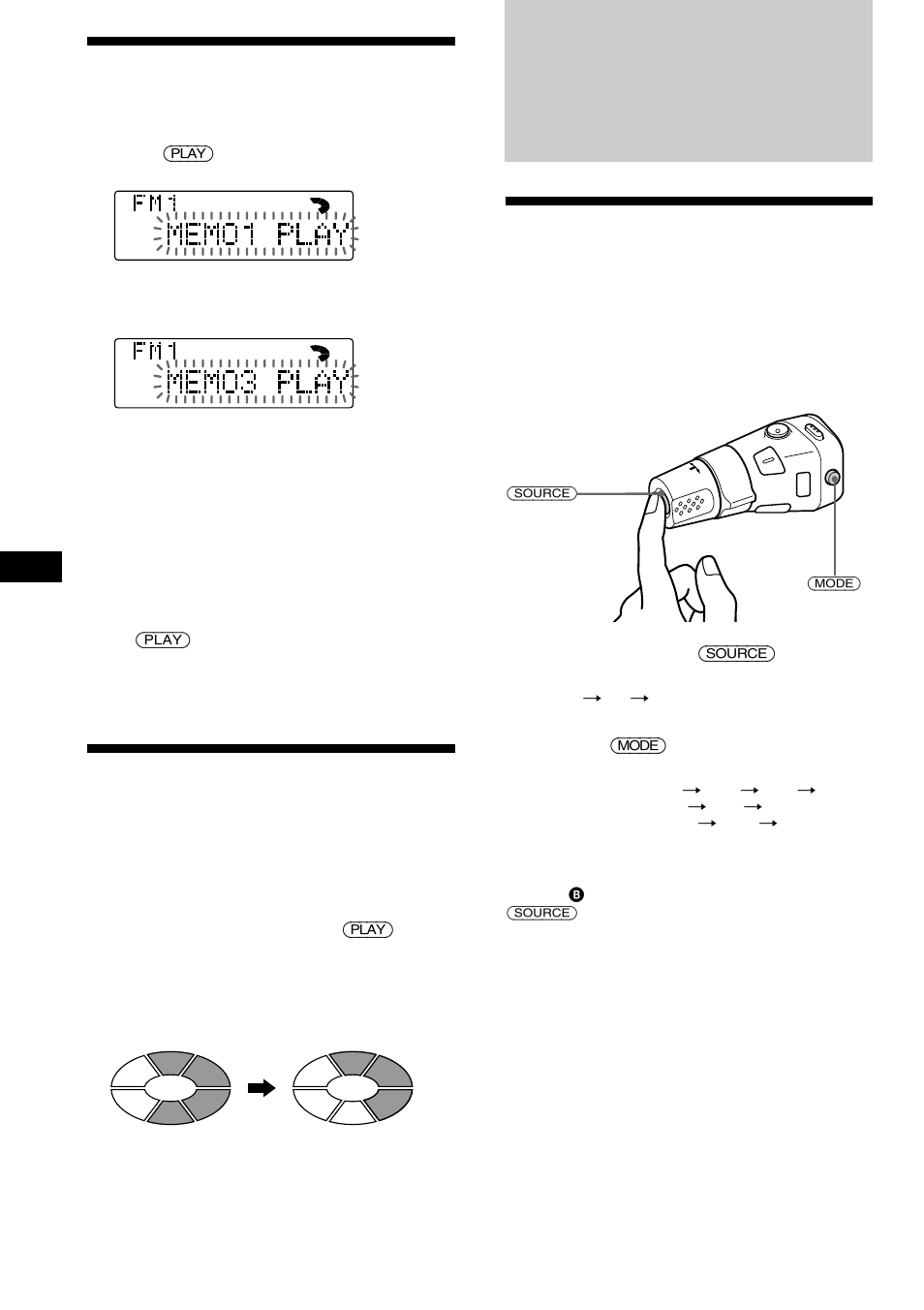 Unidad de cd/md, Otras funciones, Uso del mando rotativo | Sony CDX-C880R User Manual | Page 68 / 178