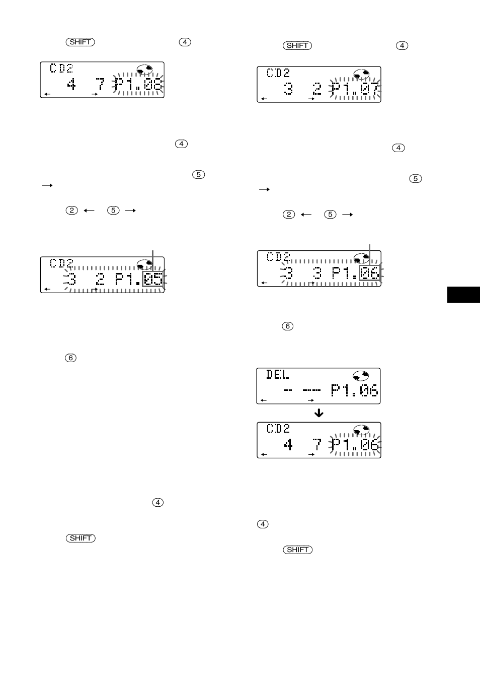 Es borrado de temas del programa, Adición de temas al programa | Sony CDX-C880R User Manual | Page 75 / 178