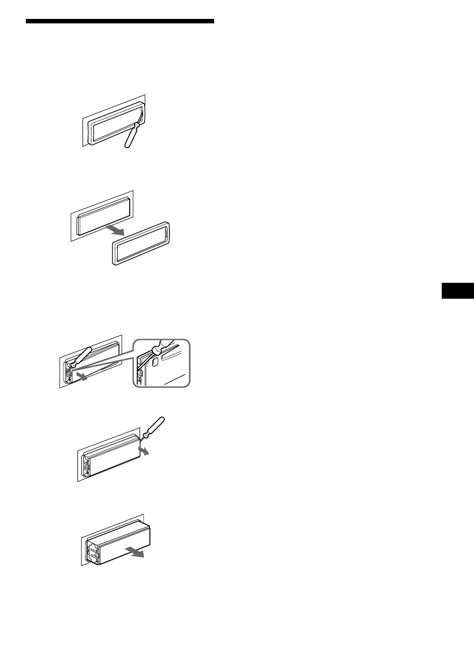 Desmontaje de la unidad | Sony CDX-C880R User Manual | Page 85 / 178