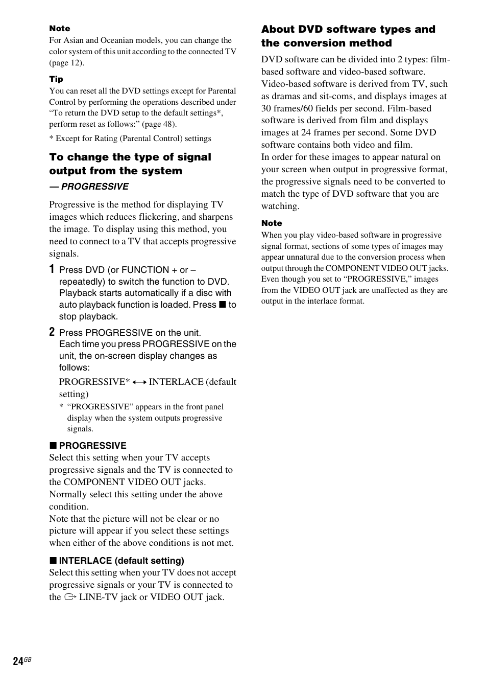 Sony CMT-SX2D User Manual | Page 24 / 60