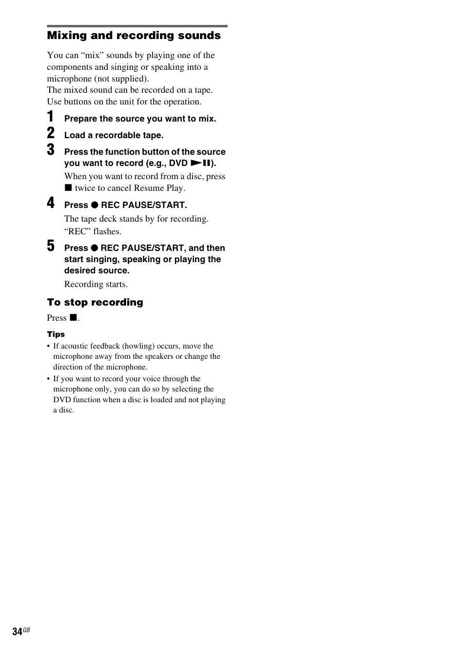 Sony CMT-SX2D User Manual | Page 34 / 60
