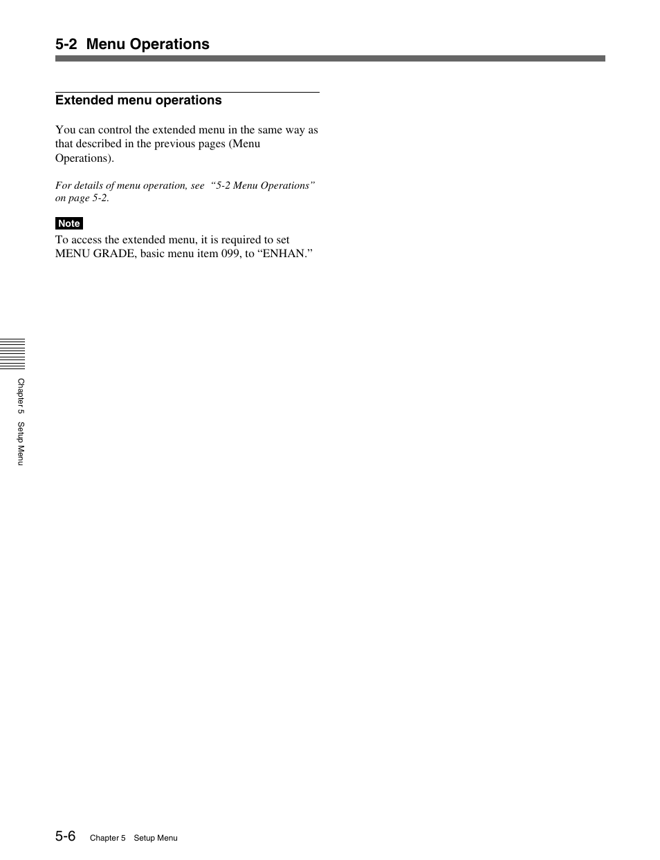 2 menu operations | Sony HDCAM J-H1 User Manual | Page 36 / 53