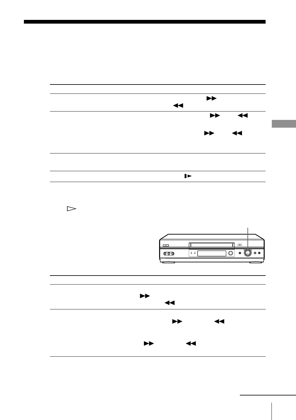 Playing/searching at various speeds | Sony SLV-ED949SG User Manual | Page 45 / 68