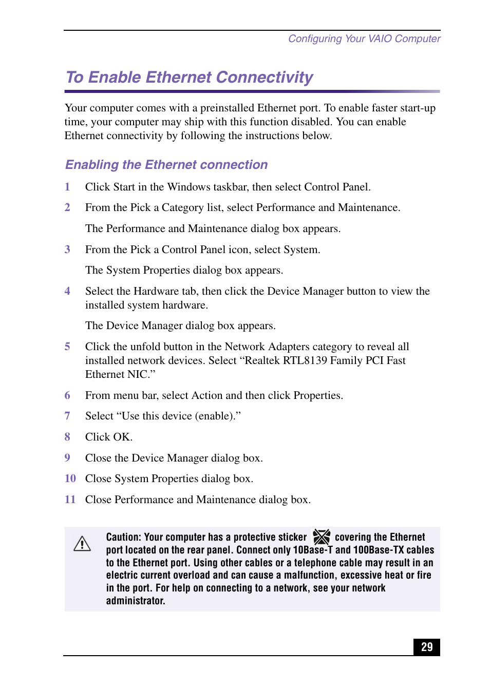 Sony PCV-MXS10 User Manual | Page 29 / 56