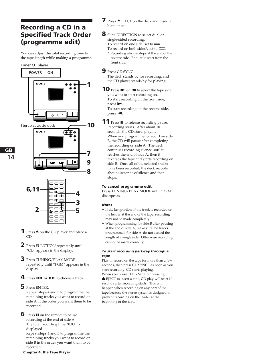 Sony TC-TX1 User Manual | Page 14 / 95