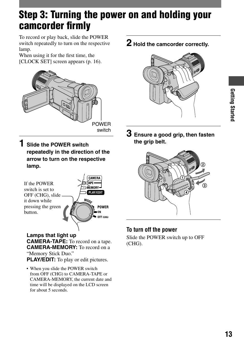 Sony HVR-A1N User Manual | Page 13 / 128