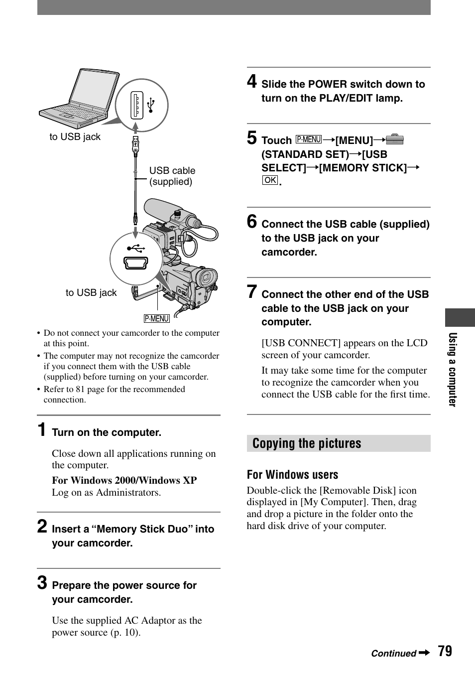 Sony HVR-A1N User Manual | Page 79 / 128