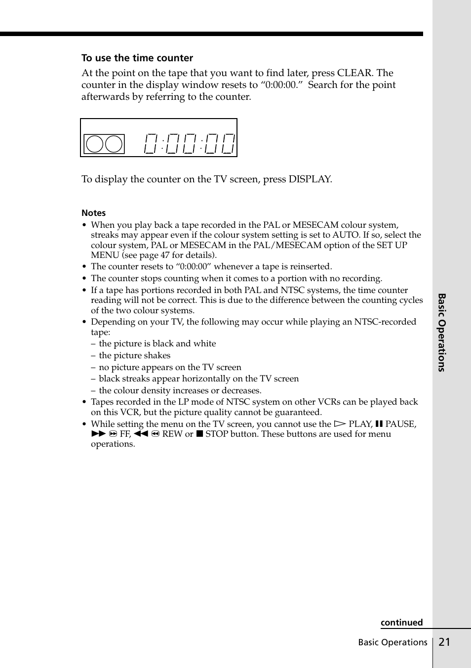 Sony SLV-ED88ME User Manual | Page 21 / 60