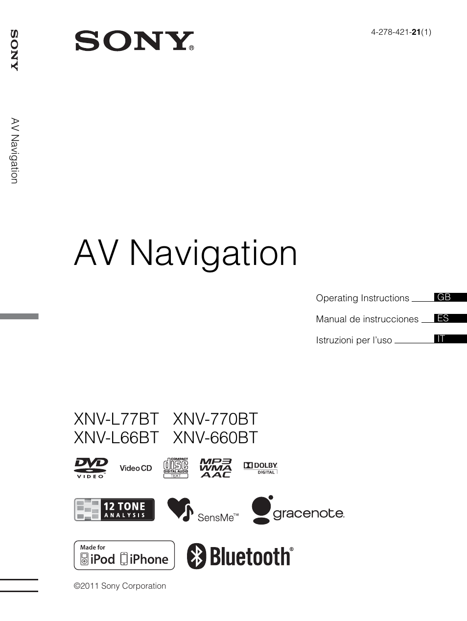 Sony XNV-L66BT User Manual | 248 pages