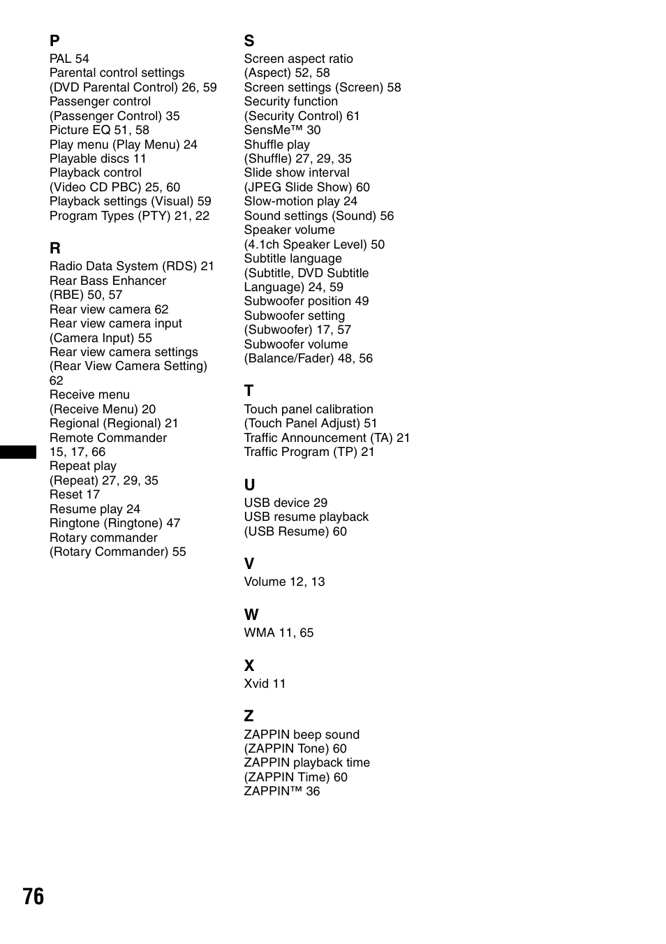 Sony XNV-L66BT User Manual | Page 76 / 248