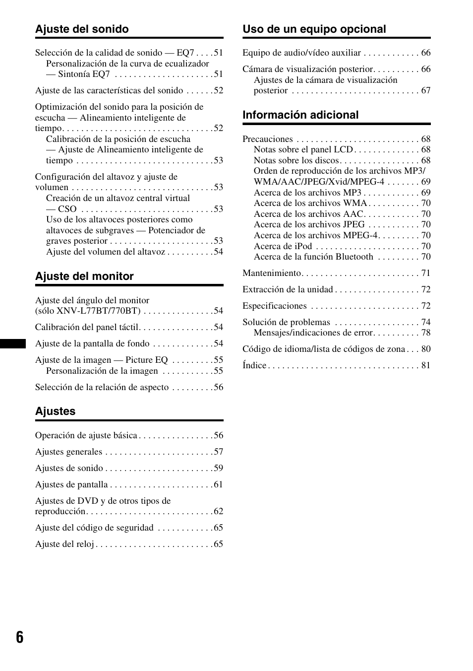 Sony XNV-L66BT User Manual | Page 82 / 248