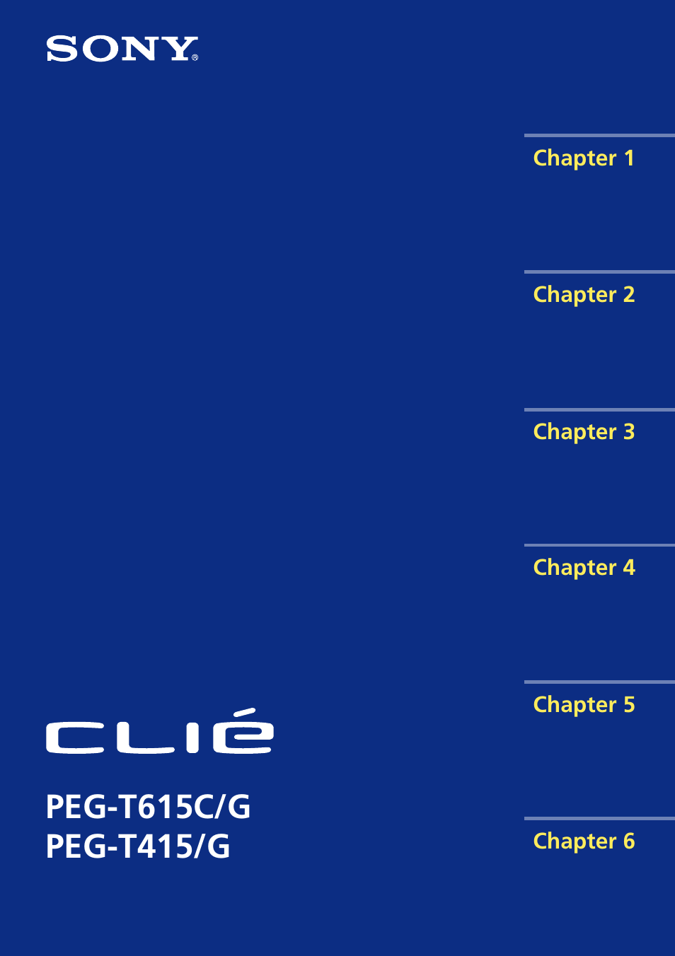 Sony PEG-T415G User Manual | 220 pages