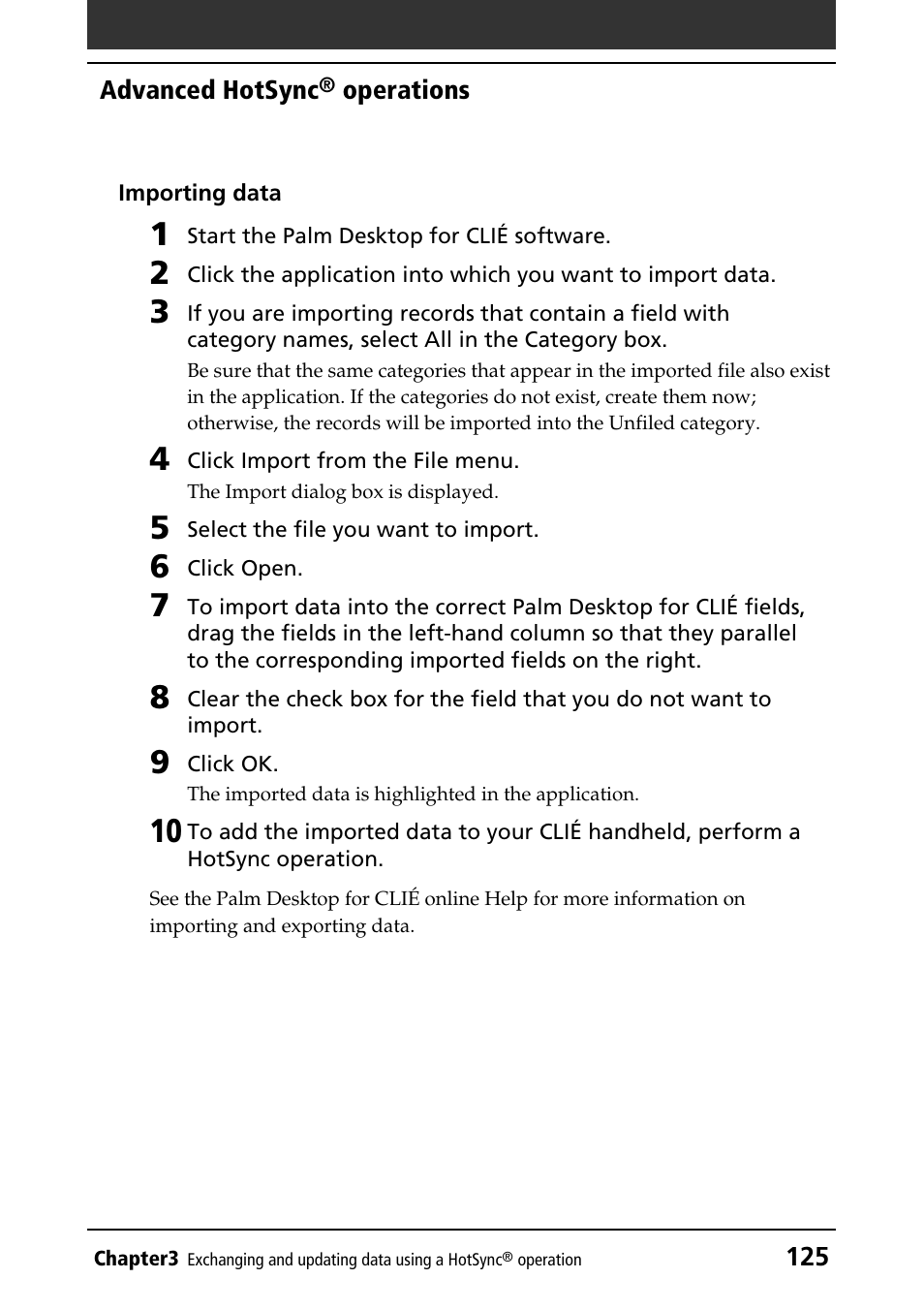 Sony PEG-T415G User Manual | Page 125 / 220