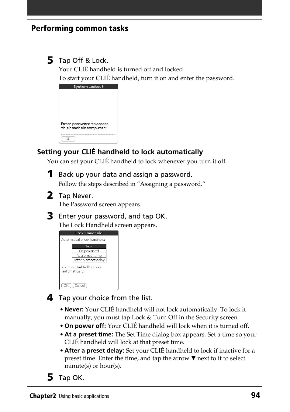 Sony PEG-T415G User Manual | Page 94 / 220