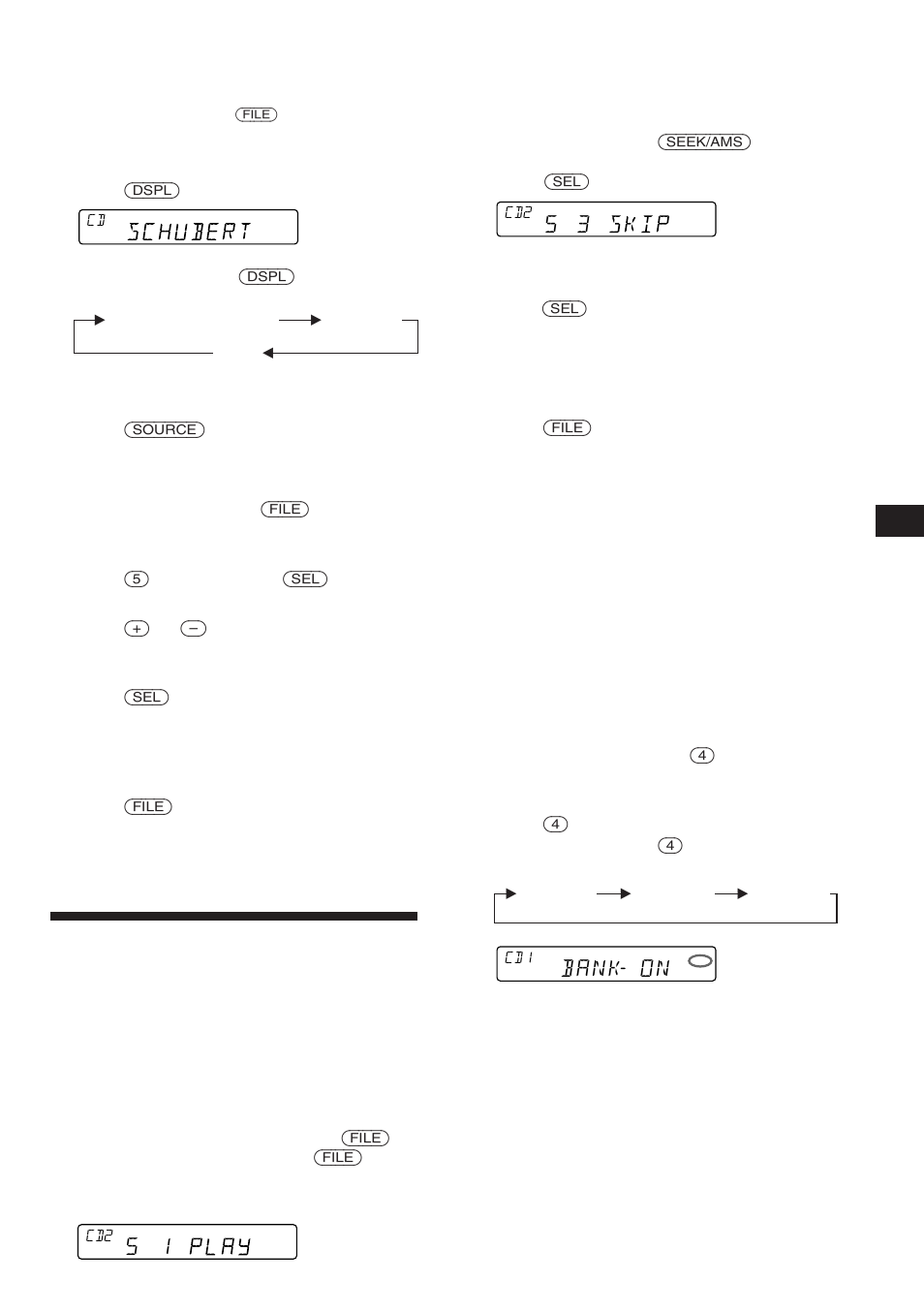 Selecting the specific tracks for playback | Sony XR-C450W User Manual | Page 13 / 44