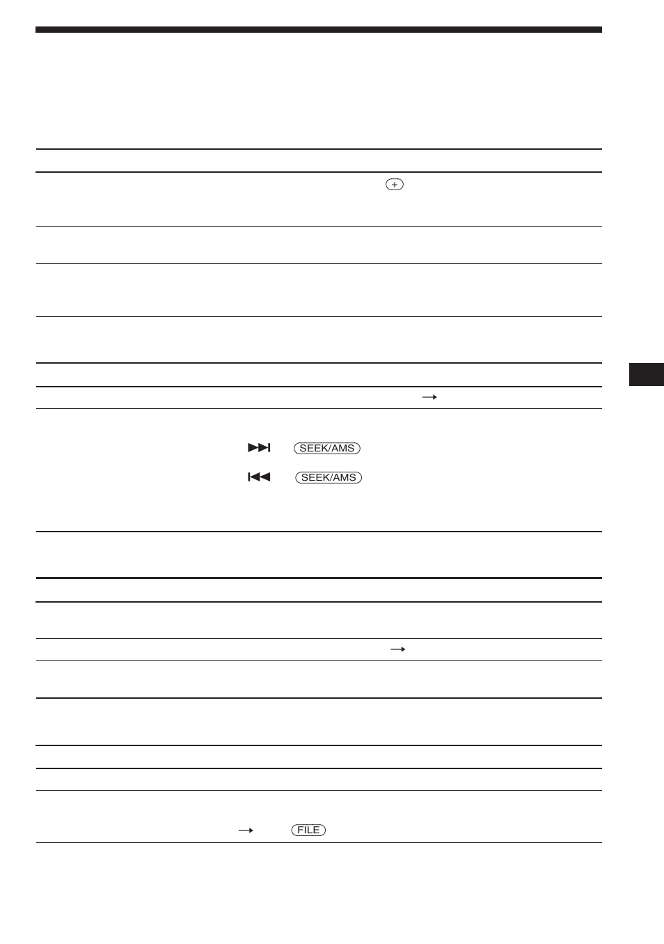 Troubleshooting guide | Sony XR-C450W User Manual | Page 19 / 44