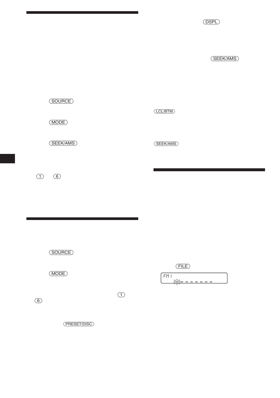 Storing the station names | Sony XR-C450W User Manual | Page 8 / 44