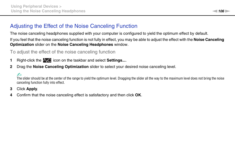 Sony VAIO VPCZ2 User Manual | Page 106 / 212