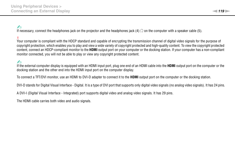 Sony VAIO VPCZ2 User Manual | Page 119 / 212