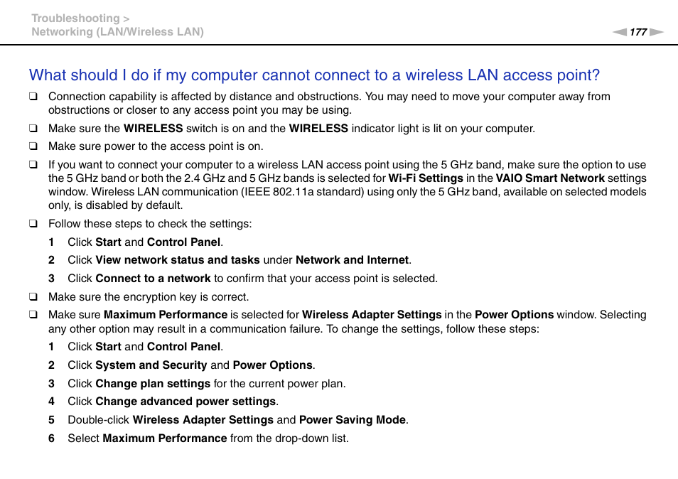 Sony VAIO VPCZ2 User Manual | Page 177 / 212