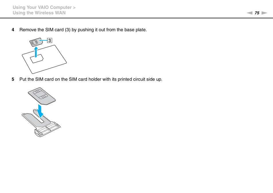 Sony VAIO VPCZ2 User Manual | Page 75 / 212