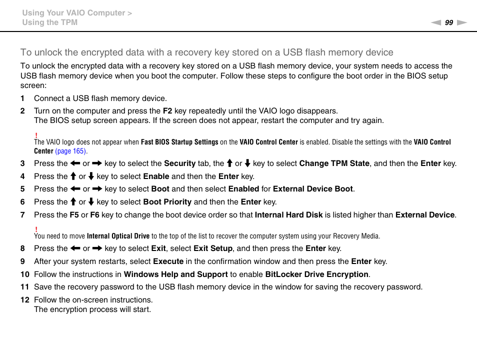 Sony VAIO VPCZ2 User Manual | Page 99 / 212