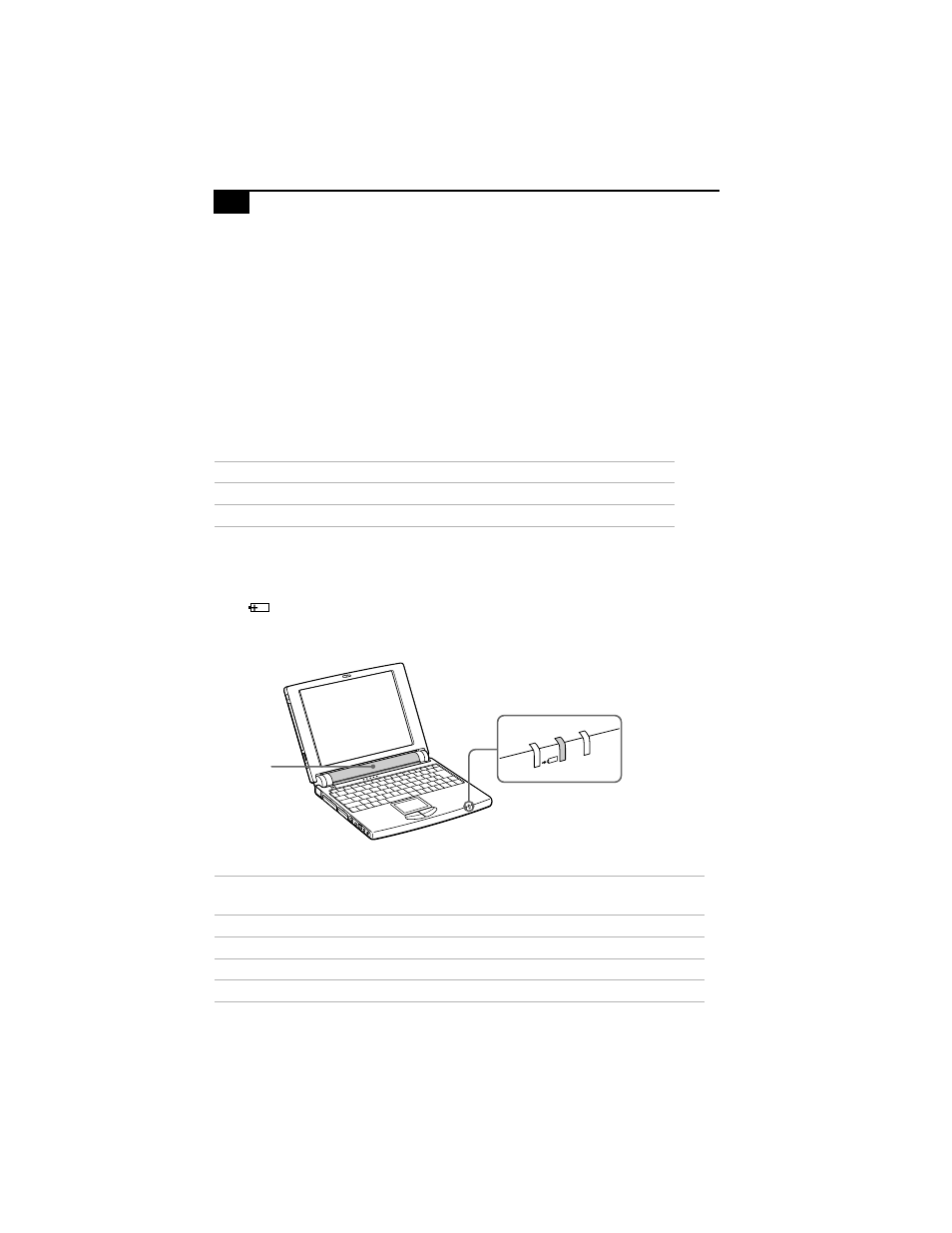 To charge the battery pack | Sony PCG-505TX User Manual | Page 22 / 104