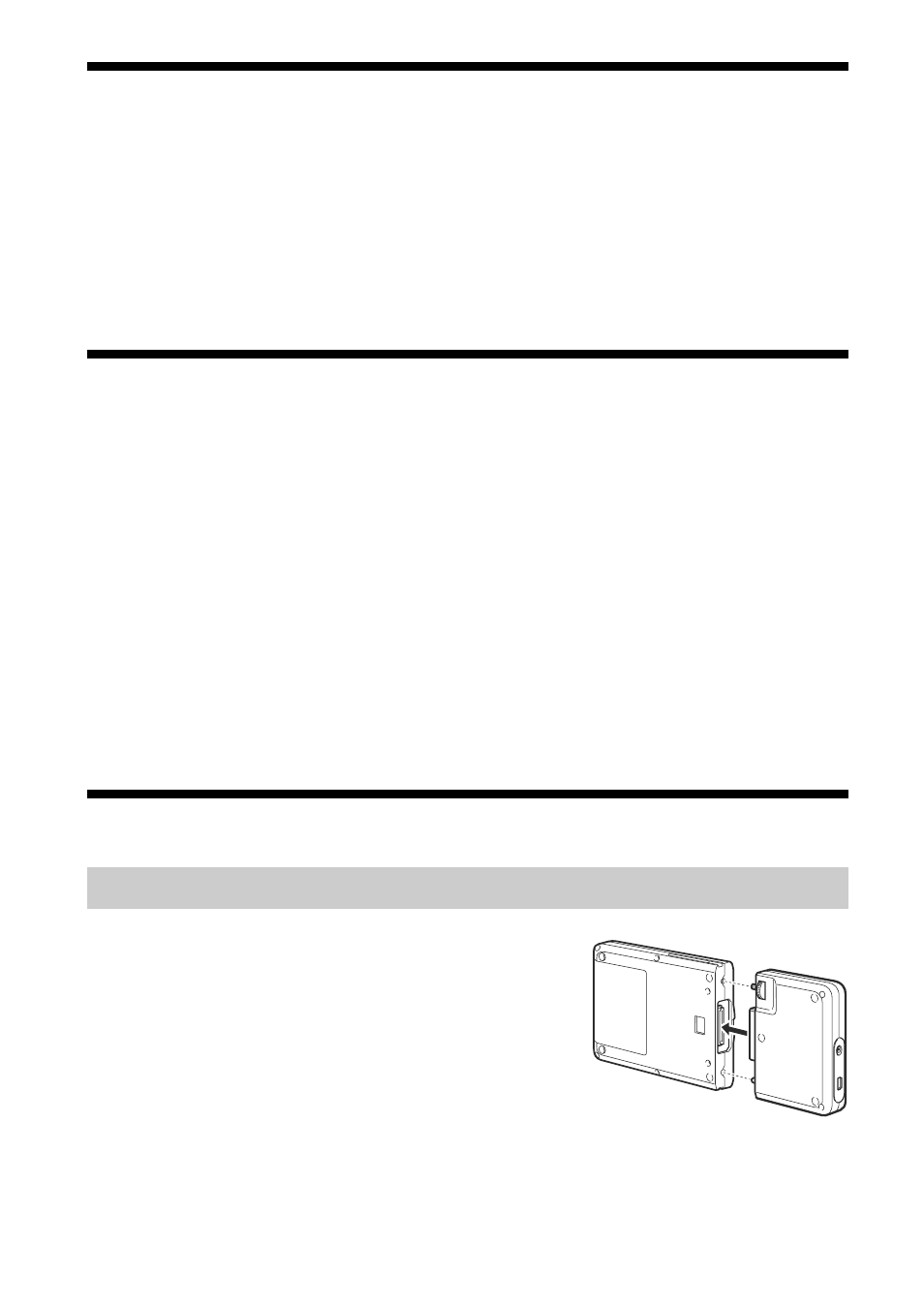 Features, Package contents, Connection | Connecting the portable harddisk media, Connecting the portable harddisk, Media, Connecting the unit to the power, Outlet | Sony RHK80U2 User Manual | Page 4 / 48