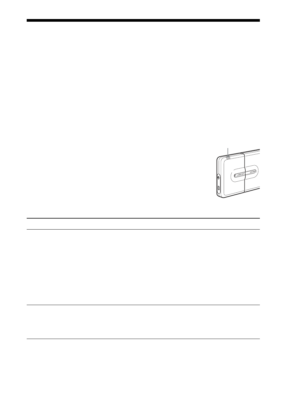 Using the internal battery | Sony RHK80U2 User Manual | Page 6 / 48