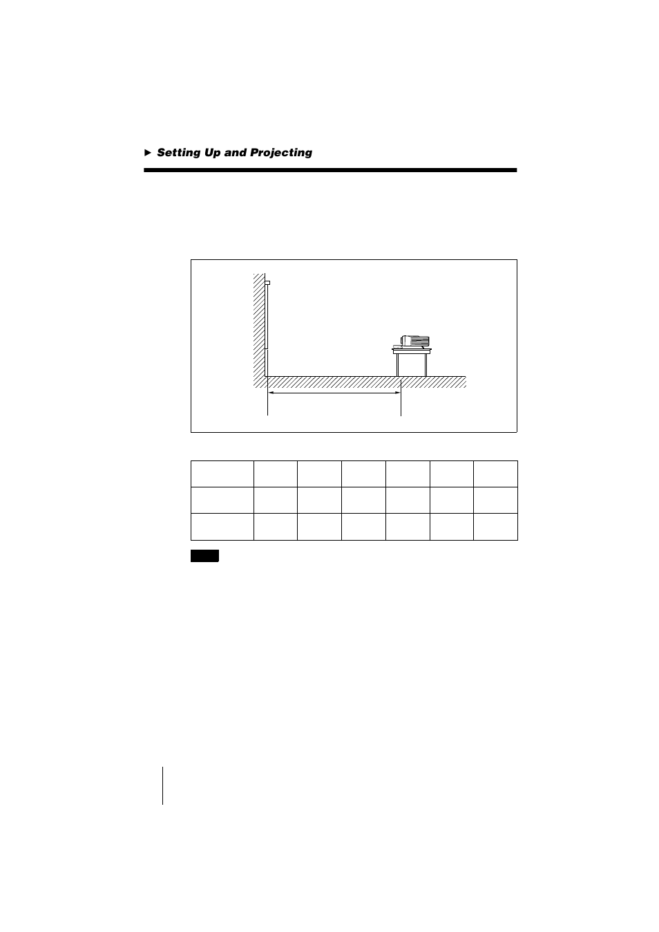 Setting up and projecting, Installing the projector | Sony VPL-CS1 User Manual | Page 14 / 120