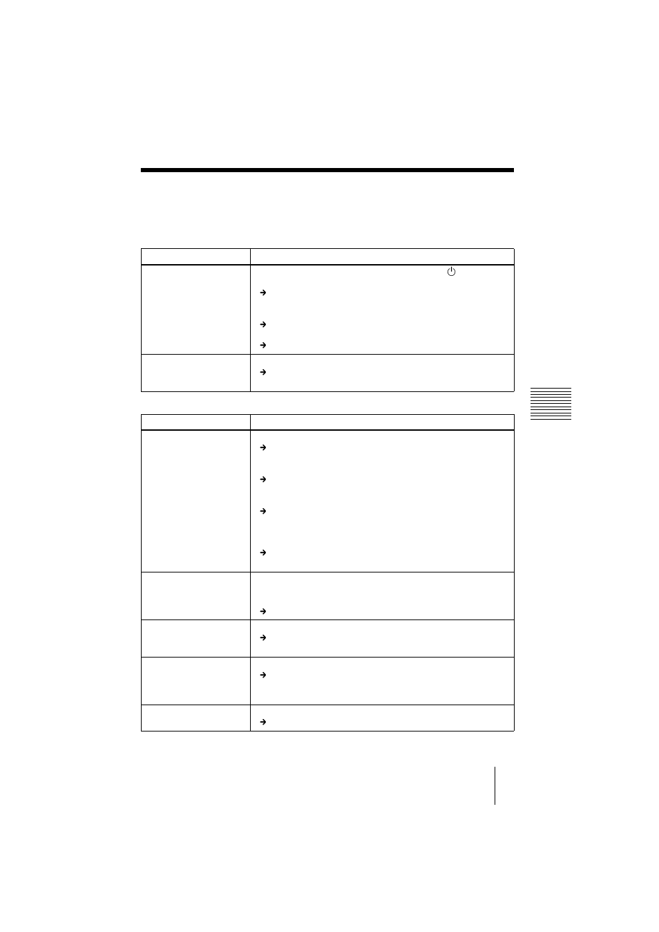 Troubleshooting | Sony VPL-CS1 User Manual | Page 31 / 120