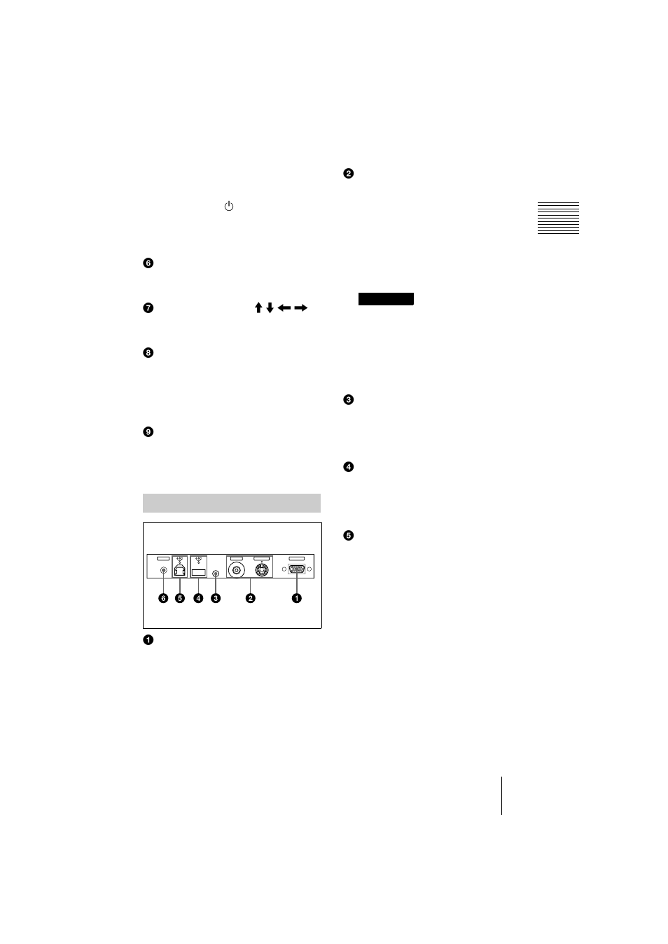 Panneau des connecteurs | Sony VPL-CS1 User Manual | Page 49 / 120