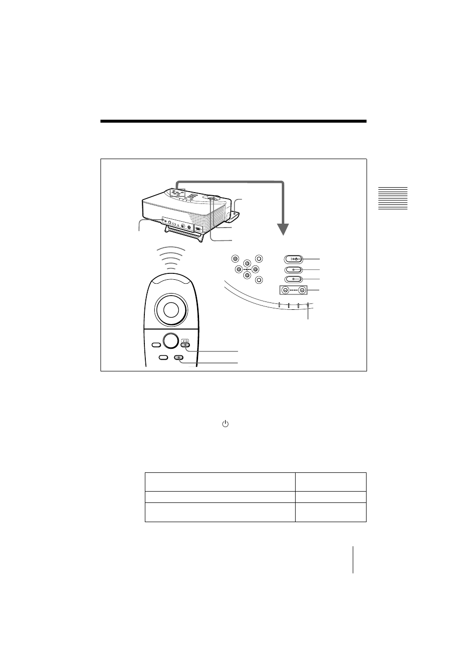 Projection | Sony VPL-CS1 User Manual | Page 59 / 120