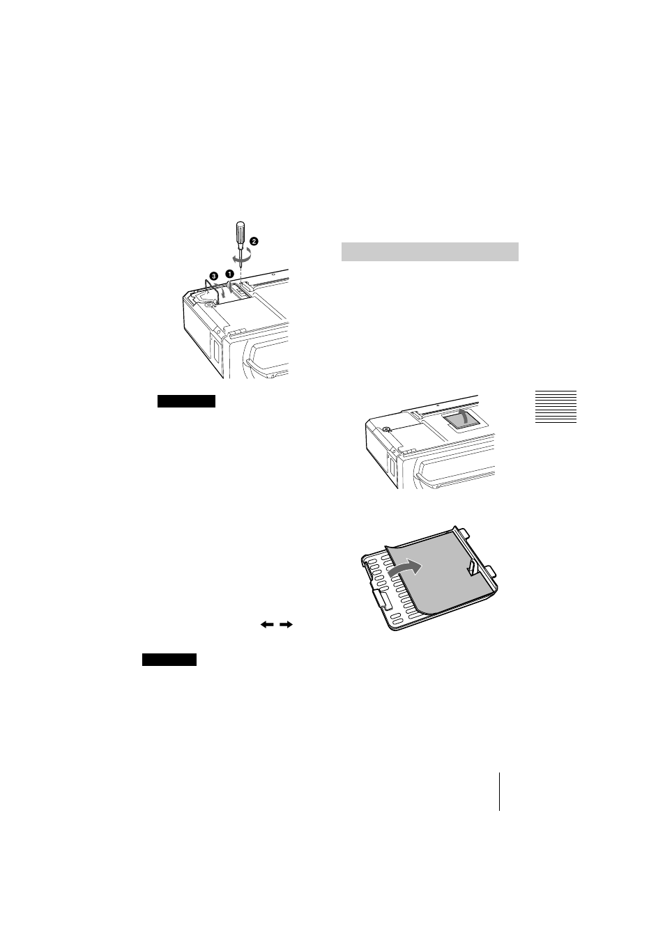 Nettoyage du filtre à air | Sony VPL-CS1 User Manual | Page 69 / 120