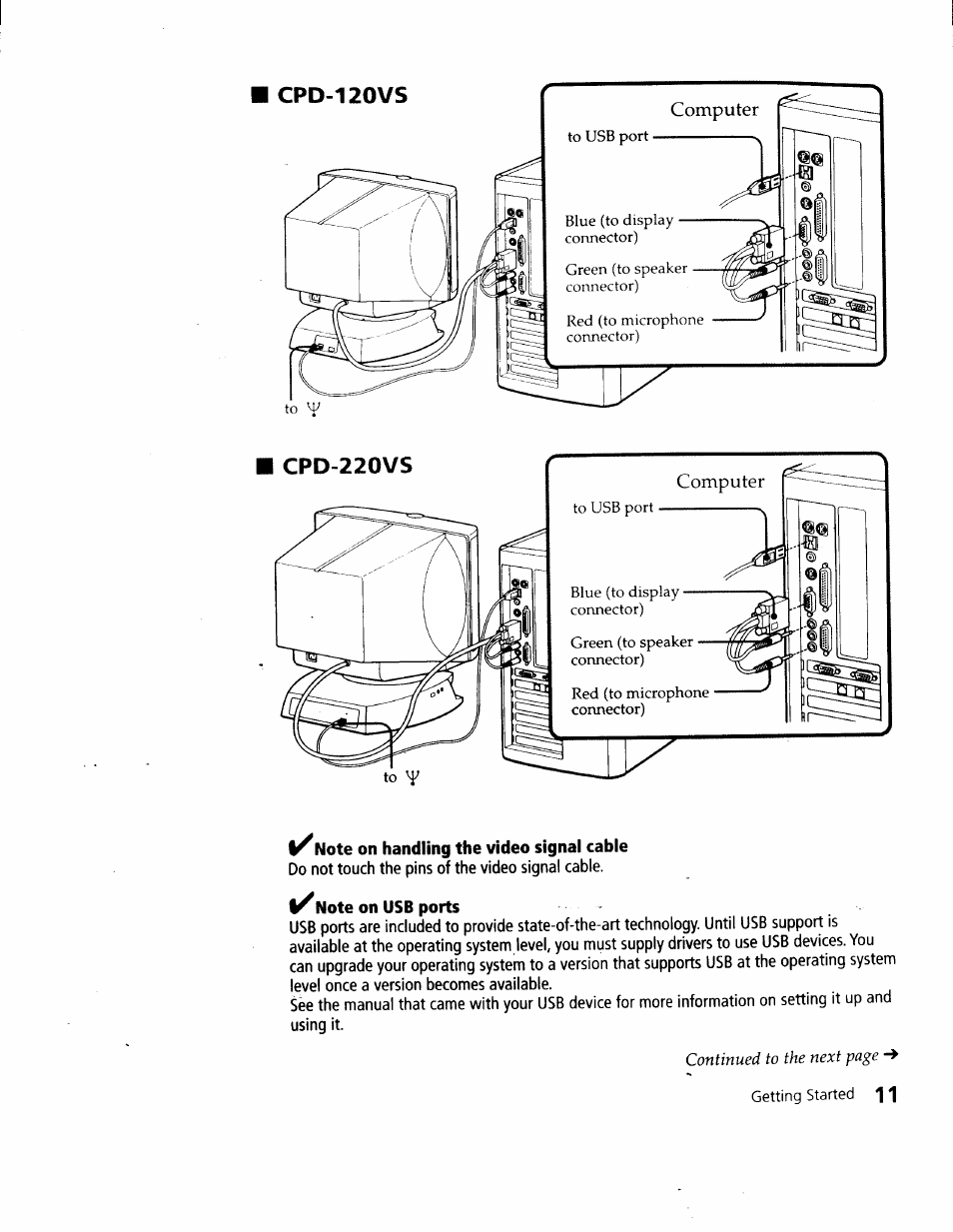 Sony CPD-120VS User Manual | Page 11 / 32