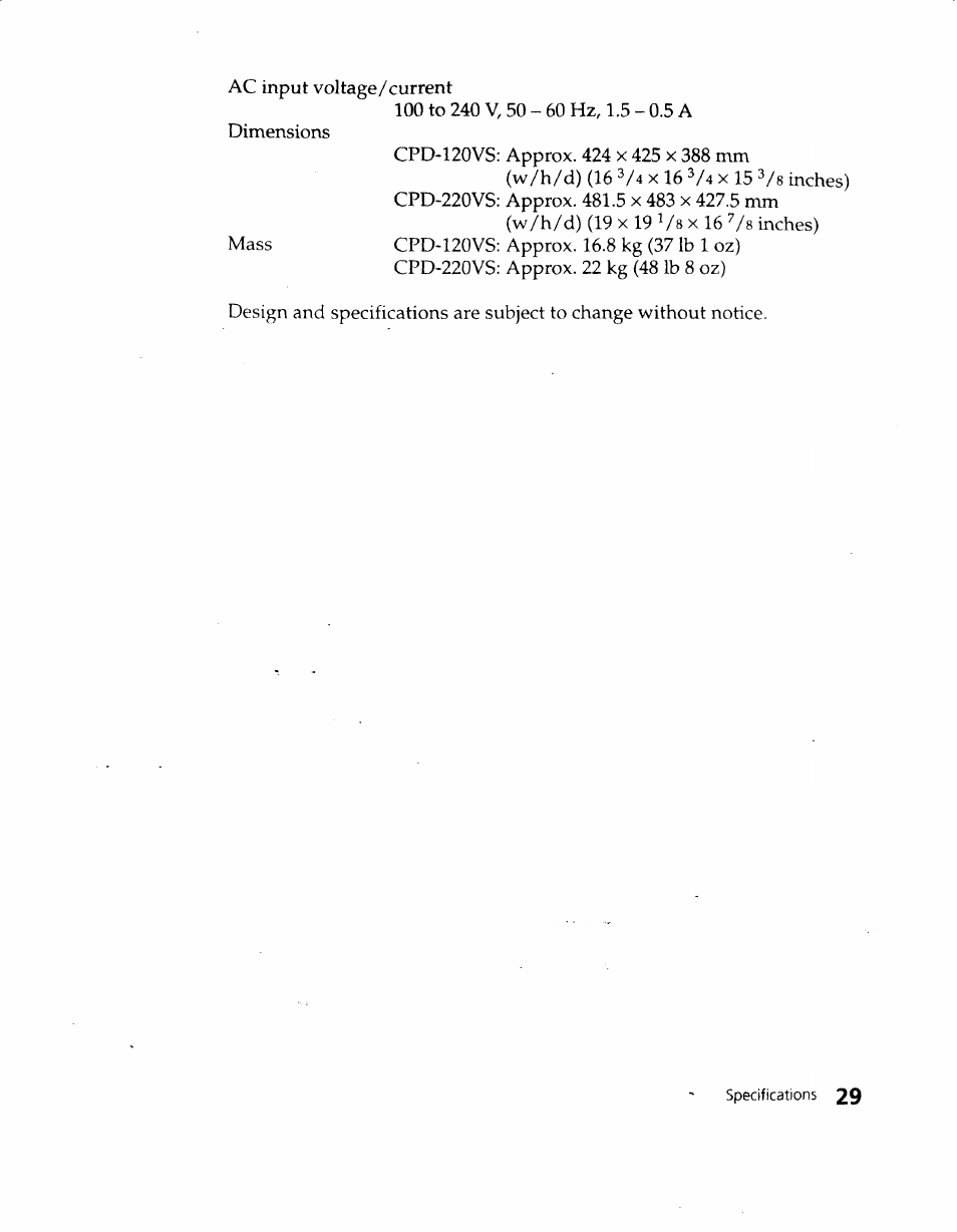 Sony CPD-120VS User Manual | Page 29 / 32