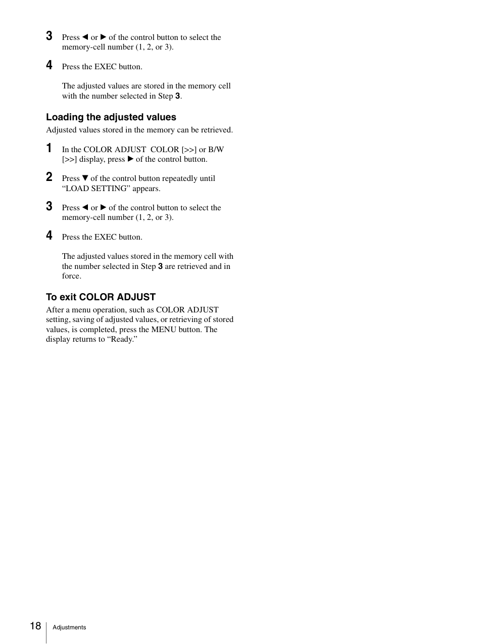 Sony UPD-X100 User Manual | Page 18 / 24