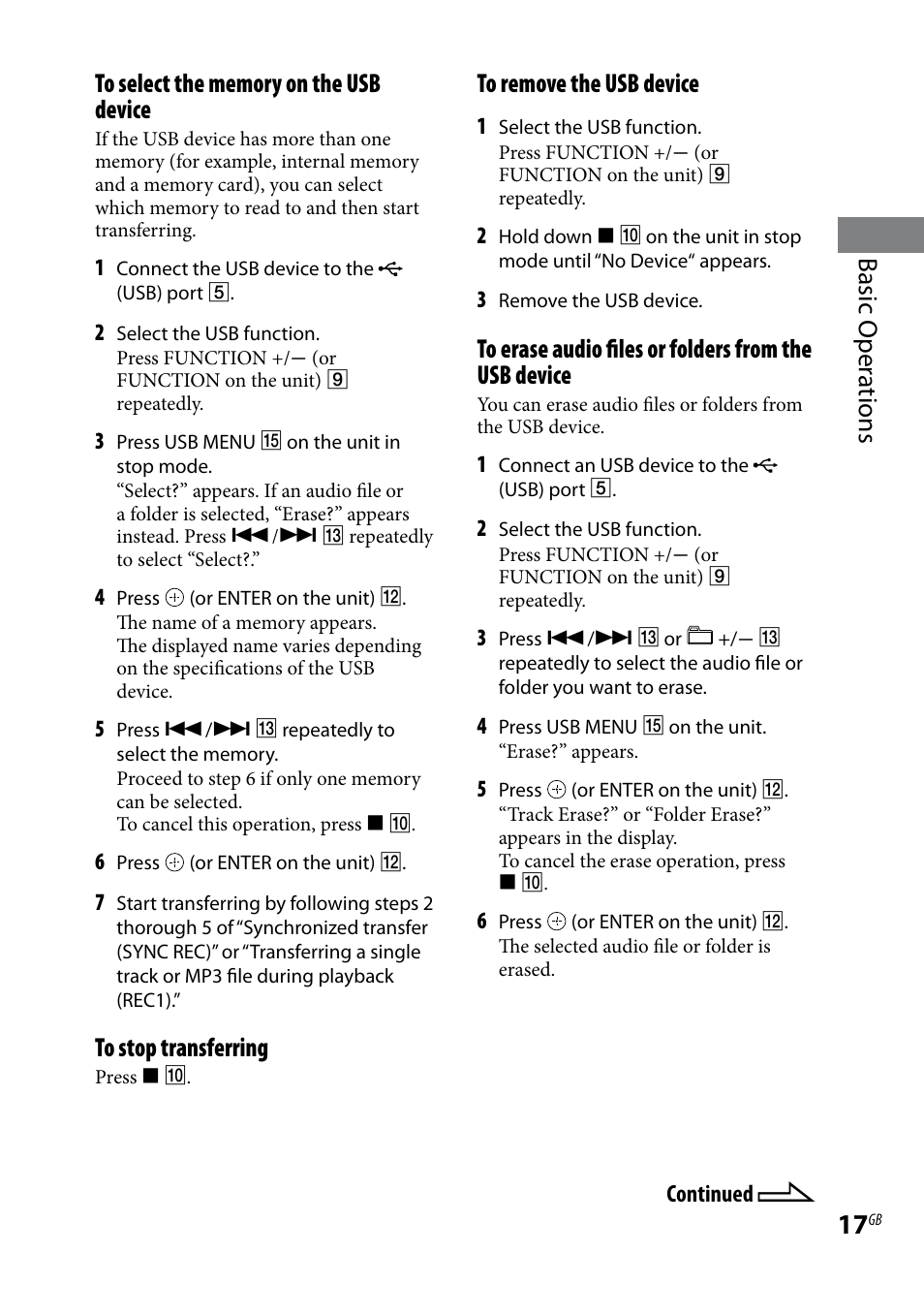 Sony CMT-HX80 User Manual | Page 17 / 36