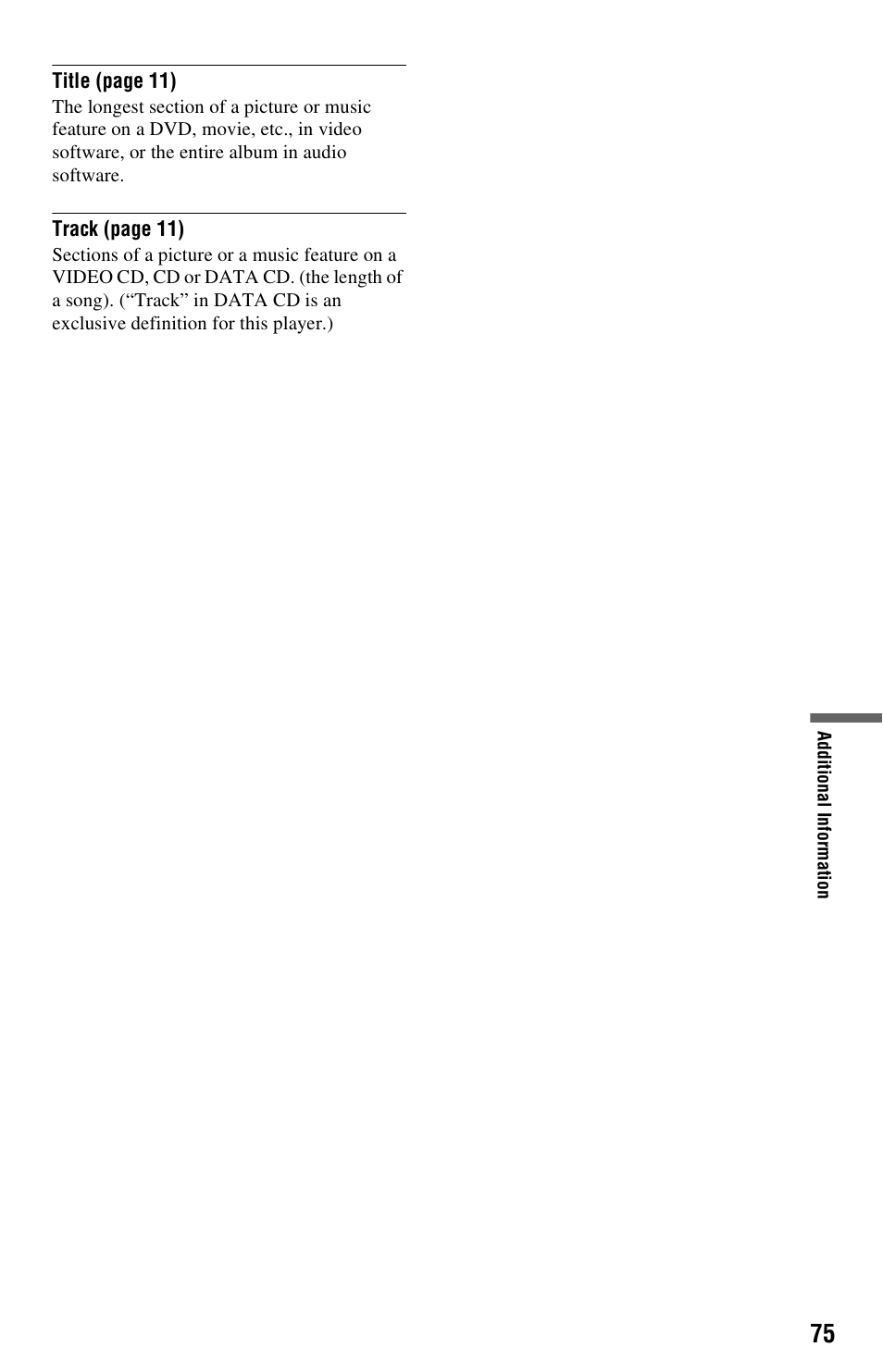 Sony DVP-NS501P User Manual | Page 75 / 80