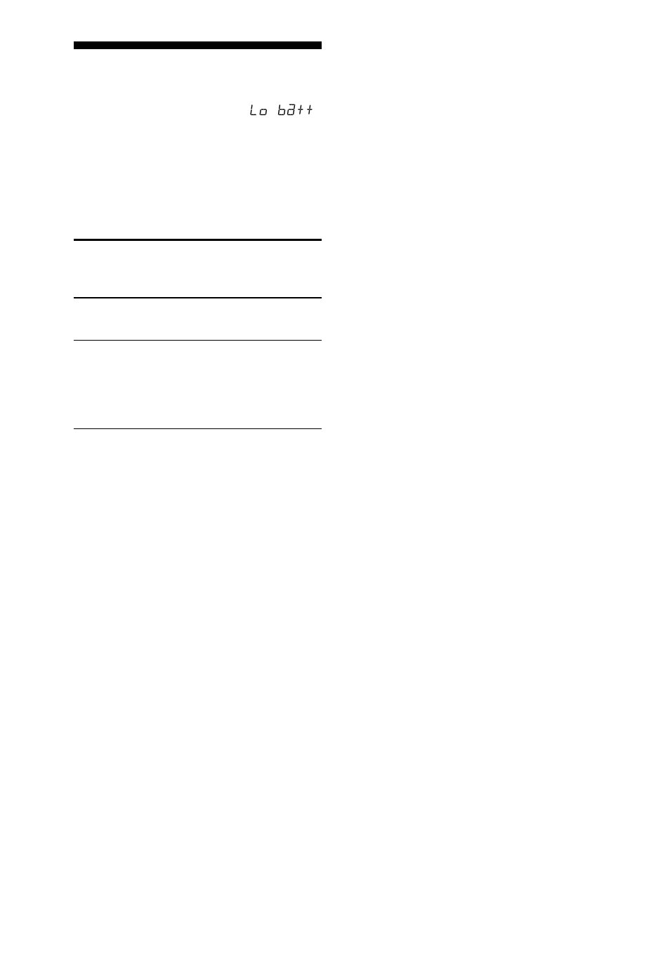 When to replace the dry batteries | Sony D-V55 User Manual | Page 27 / 34