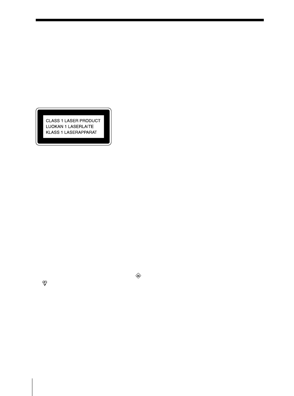 Warning | Sony Model PMC-MD55 User Manual | Page 2 / 164