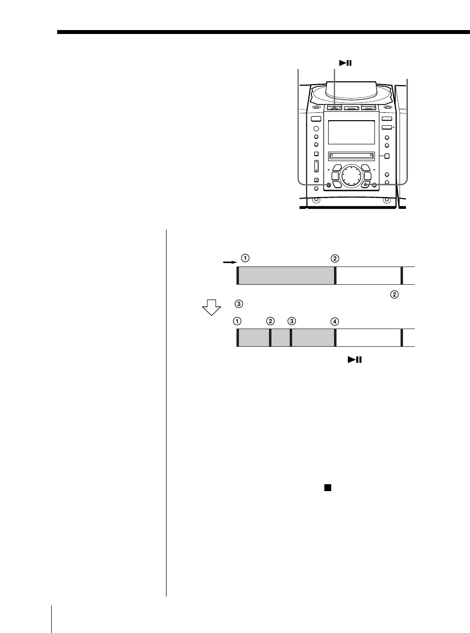 Dividing recorded tracks | Sony Model PMC-MD55 User Manual | Page 44 / 164